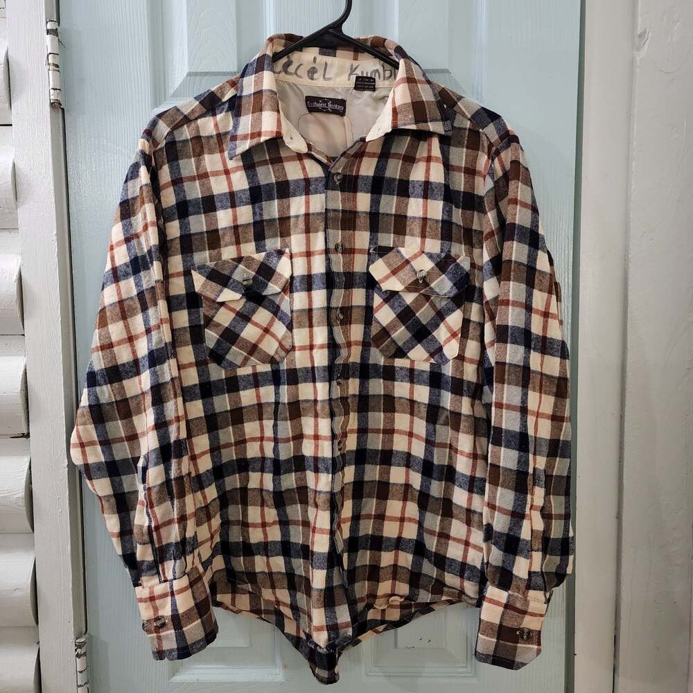 Vintage plaid buttondown shirt northwest territory medium